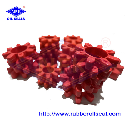 Elastic Spider Rotex Shaft Flexible Jaw Coupling For Motor