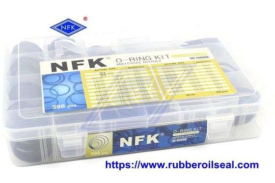 For CAT Excavator O-Ring Repair Box 36 Sizes 396PCS NBR90 Hydraulic O-ring Seal Kit