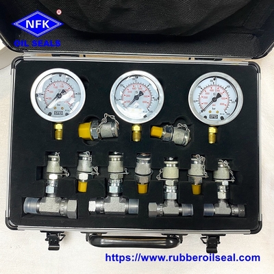 600MPa Pressure Gauge Kits Accessories Hydraulic With Storage Case Upgraded Version