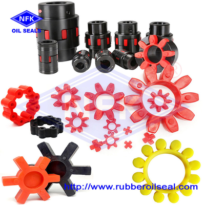 Elastic Spider Rotex Shaft Flexible Jaw Coupling For Motor